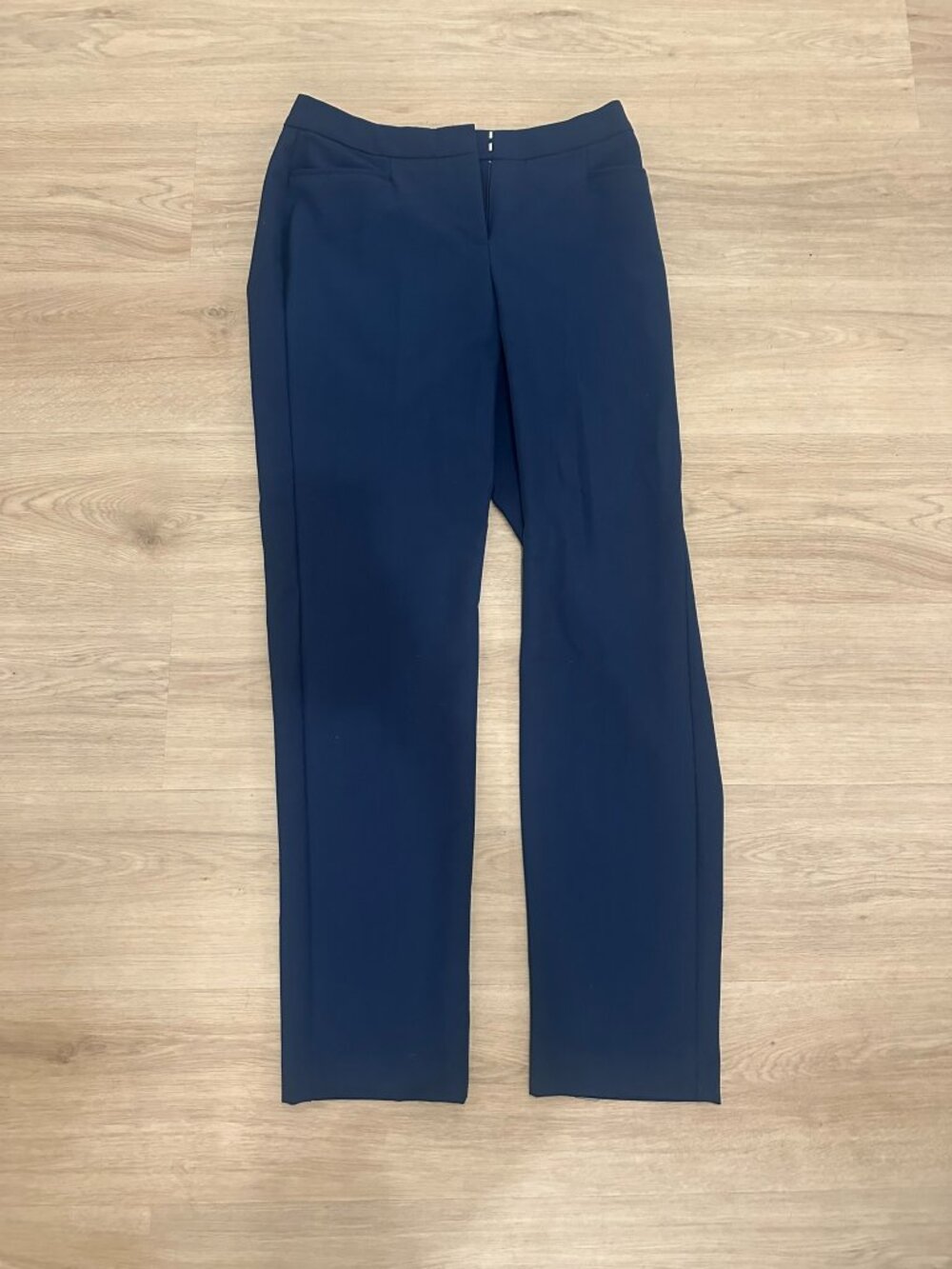 NWOT I.N.C. International Concepts Navy Mid-Rise Bootcut Pants Size 2